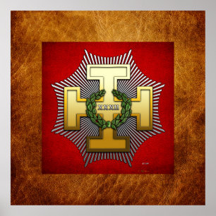 Poster 32.o grau: mestre do segredo real