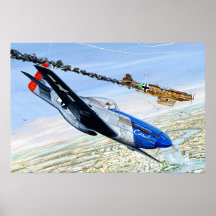 Pôster 352.o FG P-51 MUSTANG