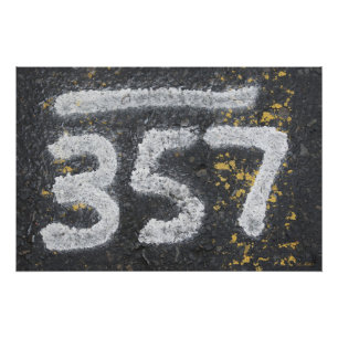 Pôster 357 Número de Maçom e Número de Anjo