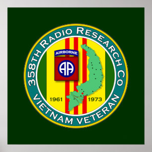 Pôster 358th RRC - ASA Vietnam