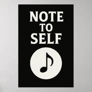 Poster 36, Nota para si próprio, Arte de última ge