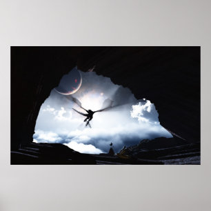 Pôster 36" soltado x 22,5"