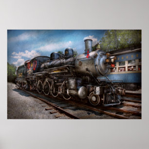 Pôster 385 - Trem - vapor - 385 restaurados inteiramente