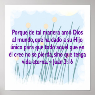 Pôster 3:16 de Juan