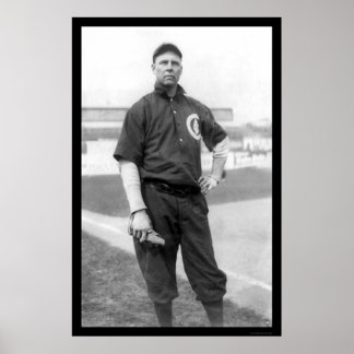 Pôster 3 Cubs castanhos de dedo Baseball 1910