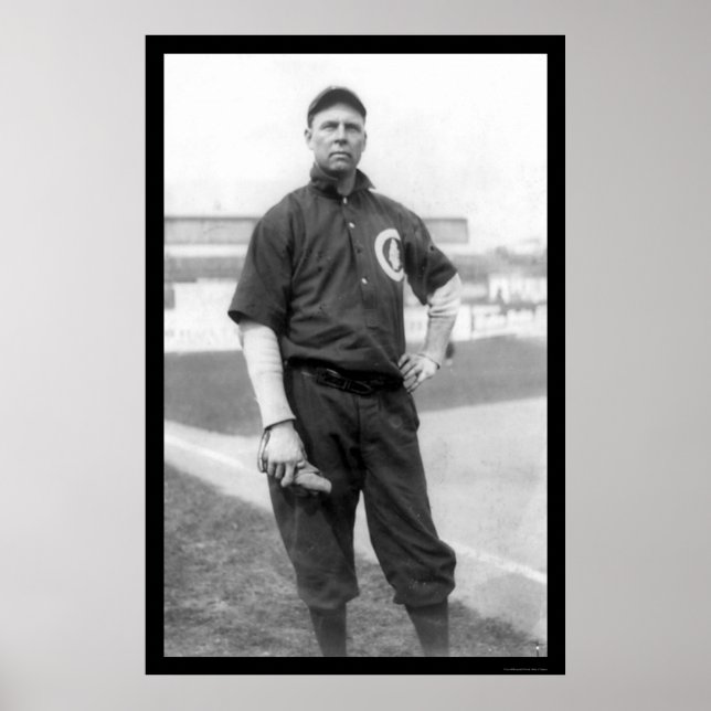 Pôster 3 Cubs castanhos de dedo Baseball 1910 (Frente)