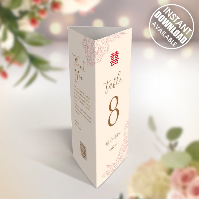 Poster 3 em 1 Número da Tabela, Menu e Obrigado Assinar (Criador carregado)