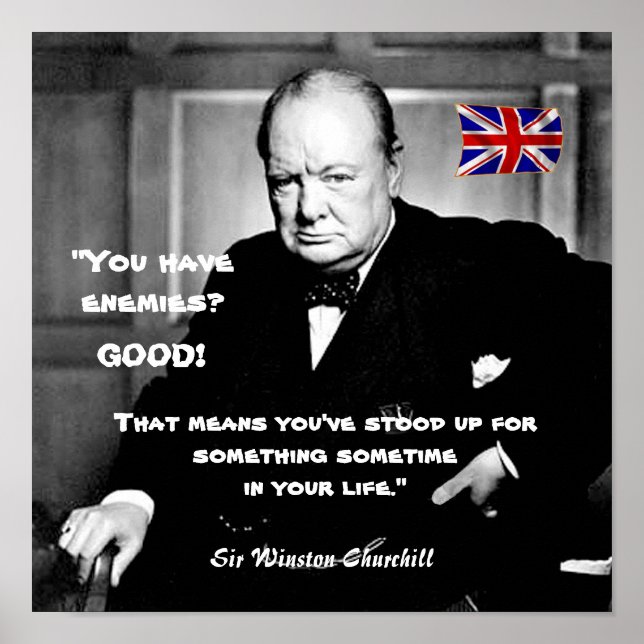 Poster #3 - "On Having Enemies" (Frente)