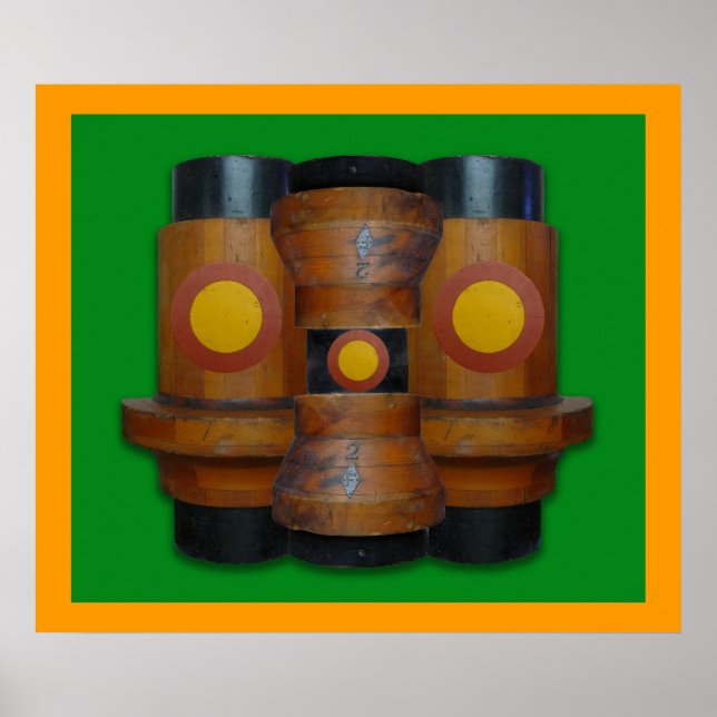 Pôster 3 torres 3-Impressão (Frente)