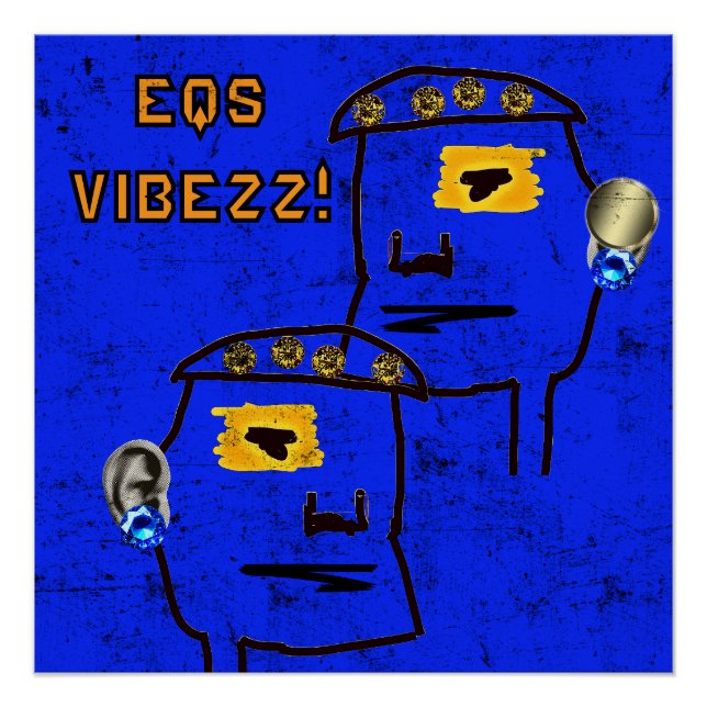 Pôster 3D EQ VIBEZZ Poster brilhante! (Frente)