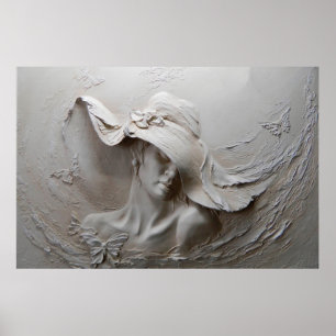 Poster 3d ilusão mural de parede 3d,fundo,arte,mural,flo