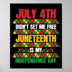 Poster 4º não me libertou 12 de junho minha independência