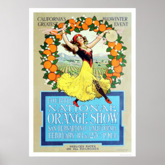Poster 4º Programa Nacional Laranja 1914