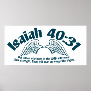 Poster 40:31 de Isaiah