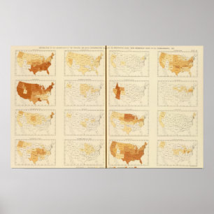 Poster 40 Membros, principais denominações 1890