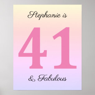 Poster 41 ruas, Pia-Rosa Quarenta E Um E Nome Fabuloso