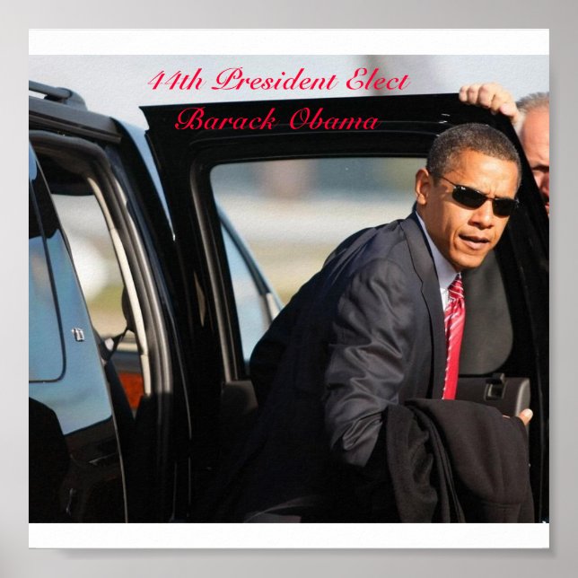 Poster 44 eleitoral de Barack Obama (Frente)