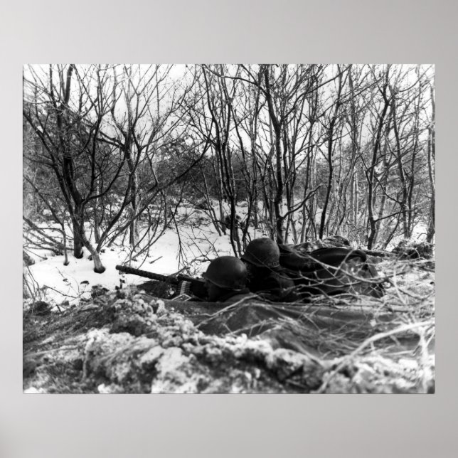 Pôster 45.ª Divisão de Infantaria no Bulge (Frente)