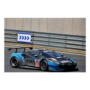 Pôster 488 GTE EVO n.o 100 24 horas de Le Mans 2023