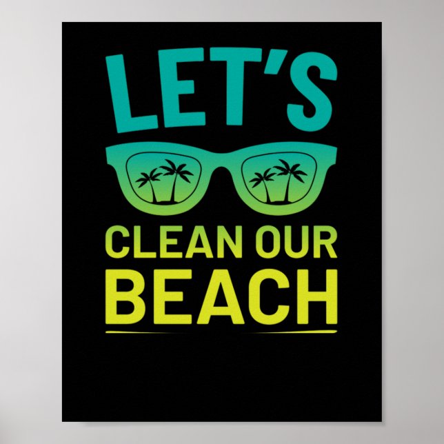 Poster 48.Beach CleanUp permite limpar nosso estilo de su (Frente)