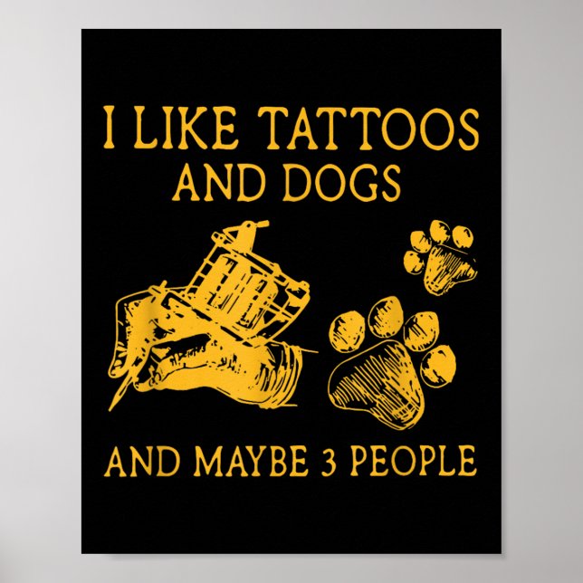 Poster 4905 108ike 116attoos 97nd 100ogs 97nd 109aybe 51 (Frente)