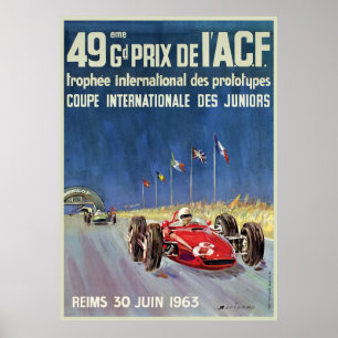 Poster 49eme Grande Prêmio De L’A.C.F. Reims