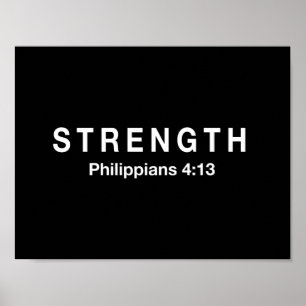 Pôster 4:13 dos Philippians da força