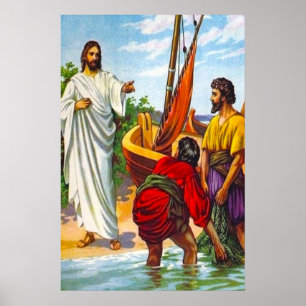 Poster 4:18 de Matthew - 22 pescadores das chamadas de