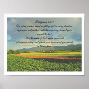 Poster 4:6 dos Philippians - 7