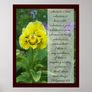 Pôster 4:8 dos Philippians