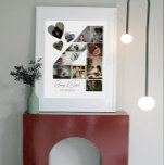 Poster 4 anos juntos Foto Collage Wedding Anniversário<br><div class="desc">4 anos juntos, o Impressão da Colagem de Fotos celebra quatro anos de amor com esta personalizada colagem de fotos "4 anos juntos", projetada por The Arty Apple. Apresentando espaço para 13 fotos valiosas, este elegante saque captura os destaques de sua jornada compartilhada e história de amor. Perfeito para aniversários...</div>