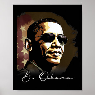 Poster 4 De Julho Barack Obama Presidente Retrato Patrio