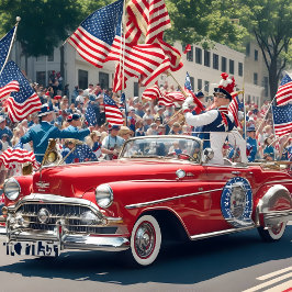 Pôster 4 de julho Celebração