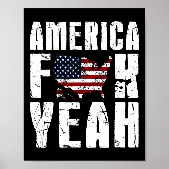 Poster 4 De Julho Engraçado - América Sim (Frente)