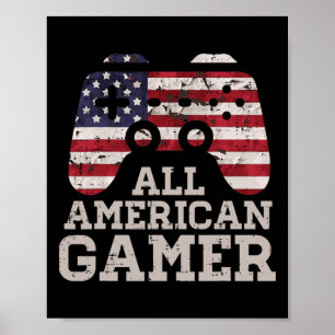 Poster 4 de julho Todos os Homens Patriotas Americanos Me