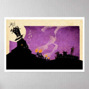 Pôster 4 Little Monsters - Halloween Night