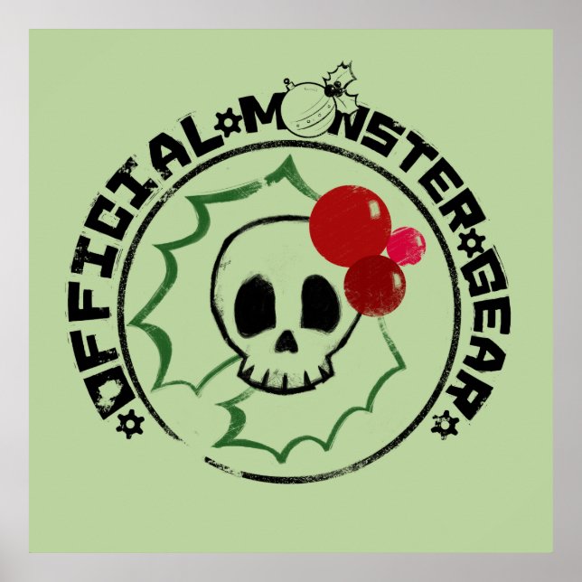 Pôster 4 Little Monsters - Nessa Holiday Logo 2 (Frente)