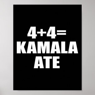 Poster 4 Mais 4 Iguais A Kamala Ate Vote Kamala Engraçado