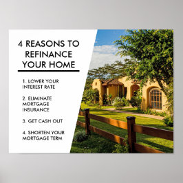 Poster 4 Motivos para o Refinanciamento do Serviço das So