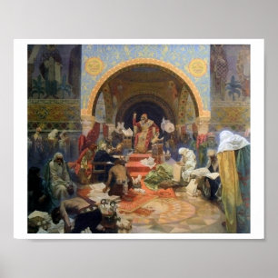Poster #4 O Czar búlgaro Simeon, Mucha
