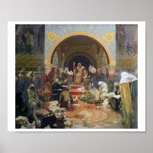 Poster #4 O czar Simeon búlgaro, Mucha (Frente)