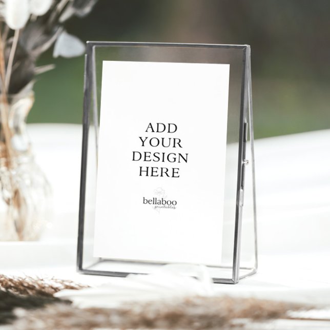 Poster 4x6" Sinal impresso (Criador carregado)