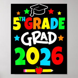 Poster 5ª série 2026 quinta série graduada na escola prim