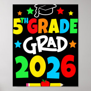 Poster 5ª Série 2026 Quinta Série Graduado Escola Primári