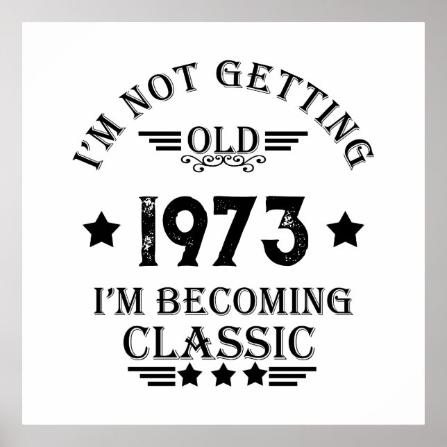 Poster 50ª festa de aniversário personalizada (Frente)