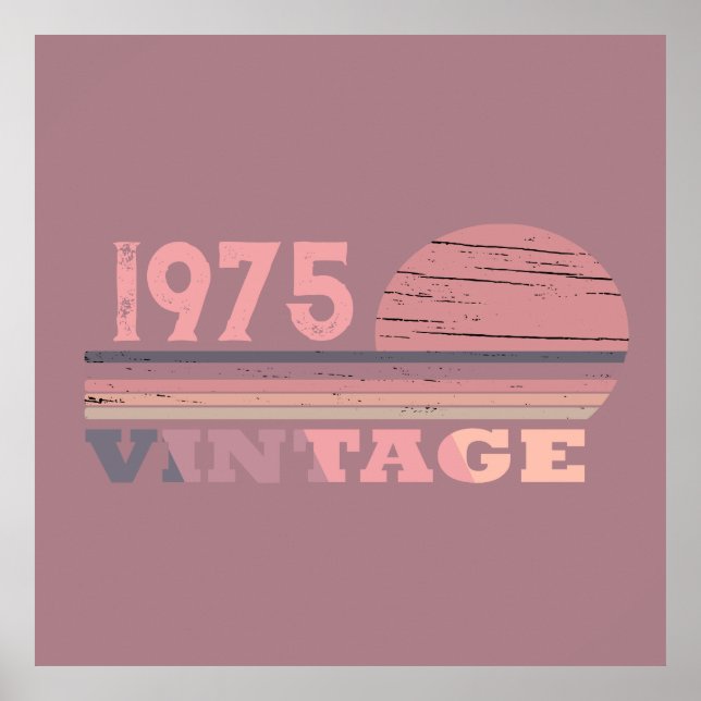 Poster 50ª festa de aniversário personalizada (Frente)