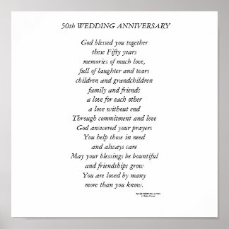Poster 50º Aniversário de Casamento
