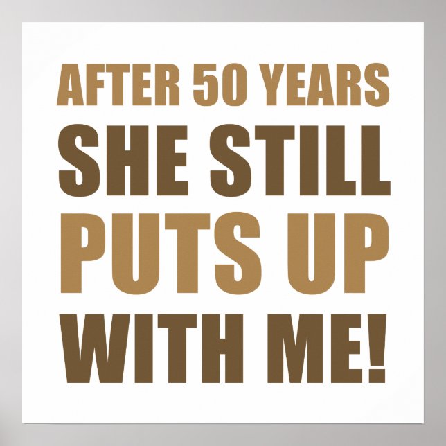 Poster 50º aniversário do Humor para os Homens (Frente)