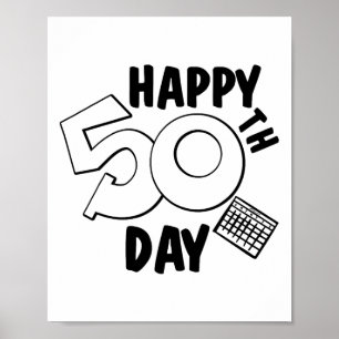 Poster 50º Dia Da Escola Para Professores Ou Estudantes I
