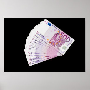 Poster 500 euro